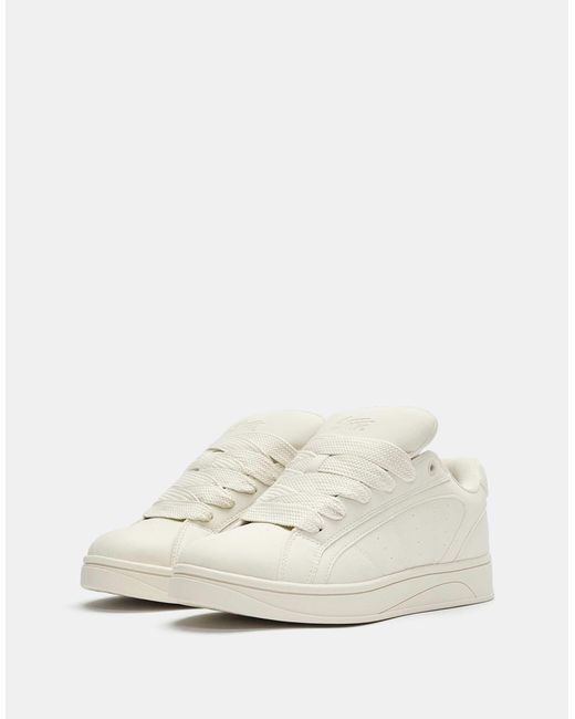 Pull&Bear – stwd – skater-sneaker in White für Herren