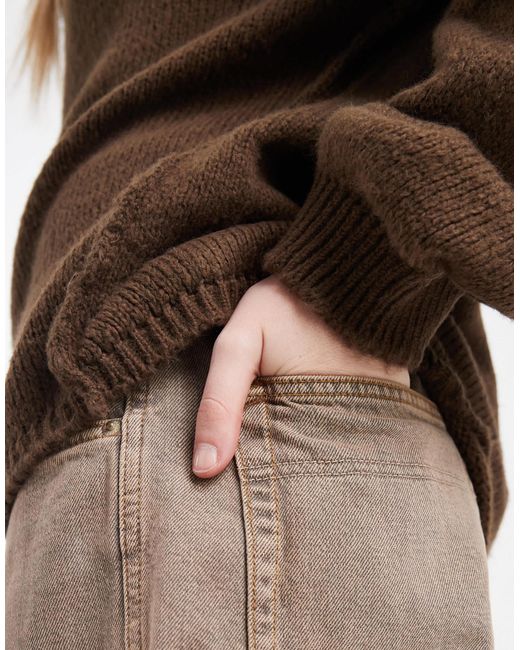 ASOS Brown – oversize-strickpullover