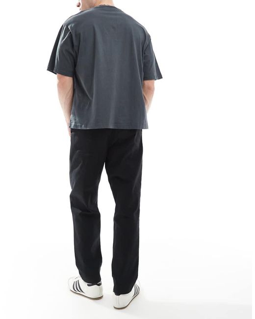 Farah Blue Hawtin Canvas Tapered Pants for men