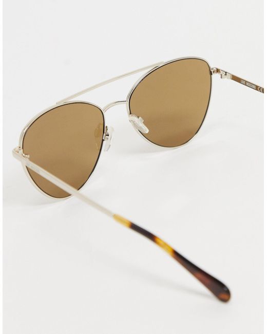 moschino aviator sunglasses