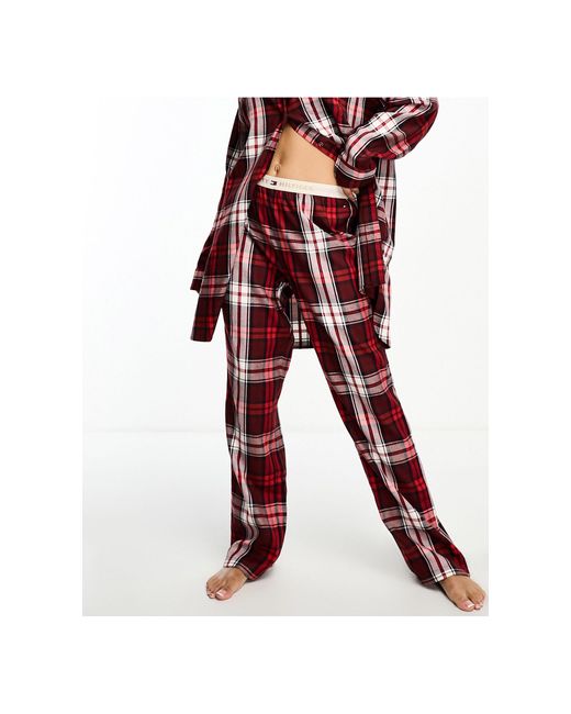 Tommy Hilfiger Red Original Flannel Sleep Pants