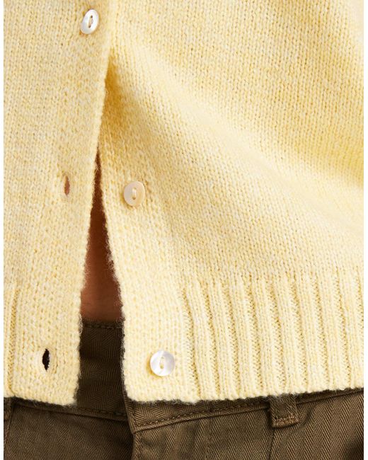 Threadbare Natural – kurzärmlige strickjacke