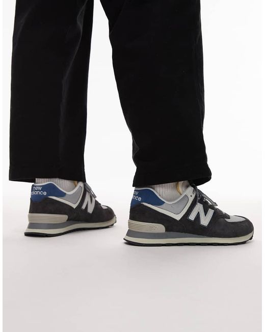 New Balance Black 574 Unisex Trainers