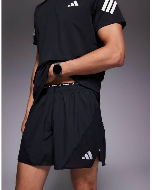 Adidas Originals Black Adidas Running Adi365 Shorts for men