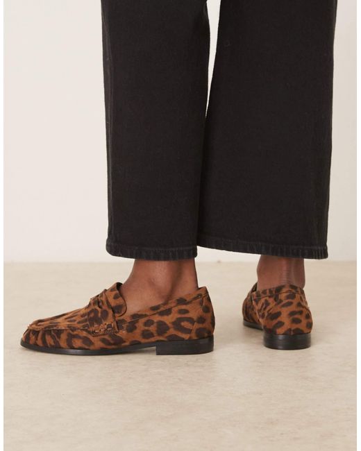 ASOS Multicolor Minnie Ruched Detail Loafer