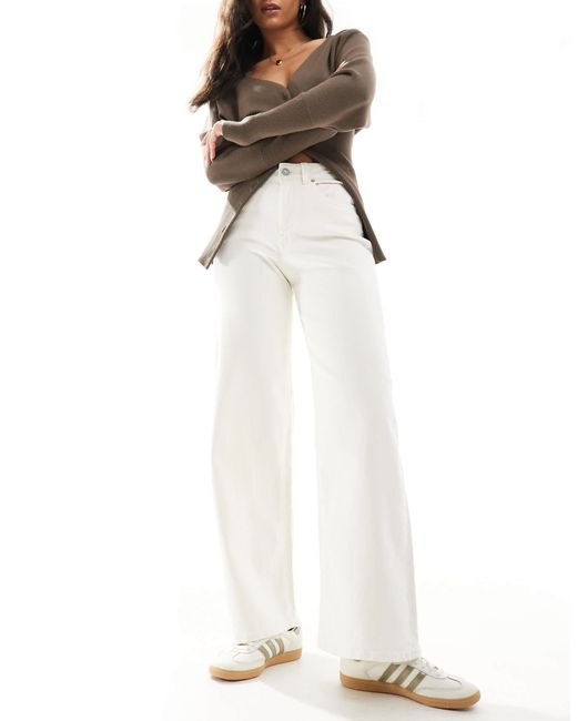 JJXX White – tokyo – weit geschnittene jeans