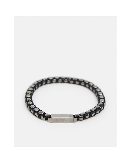 hugo boss bracelet mens
