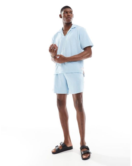 Pantalones Cortos Playeros De Tejido Rizado De Paul Smith (Parte De Un Conjunto) Paul Smith de hombre de color White
