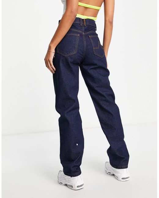 AsYou Extra Lange Jeans Met Rechte Pijpen in het Blauw | Lyst NL