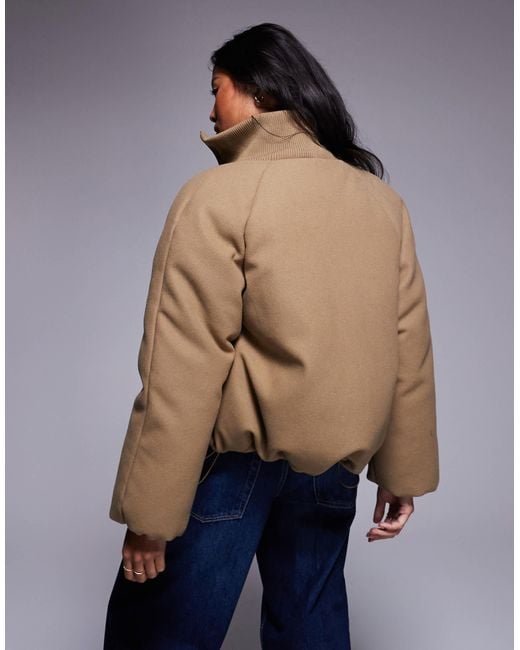ASOS Blue Asos design petite – schlichte pufferjacke