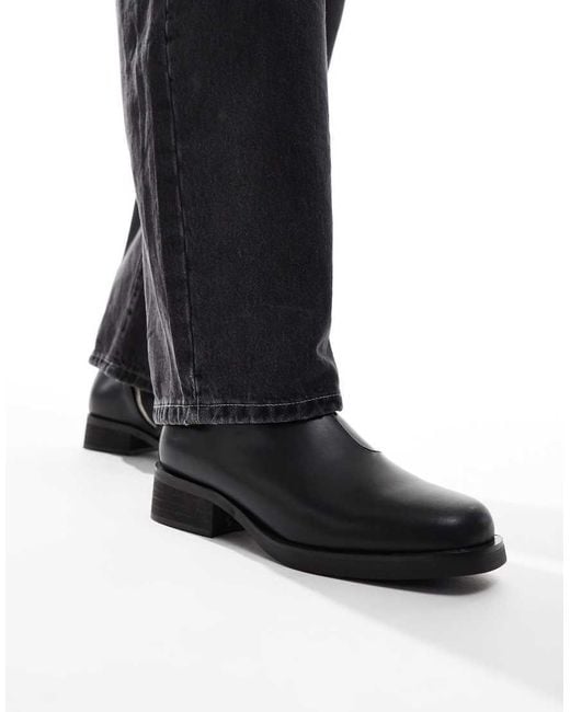 Koi Footwear Black Koi The Warden Classic Smart Boots for men