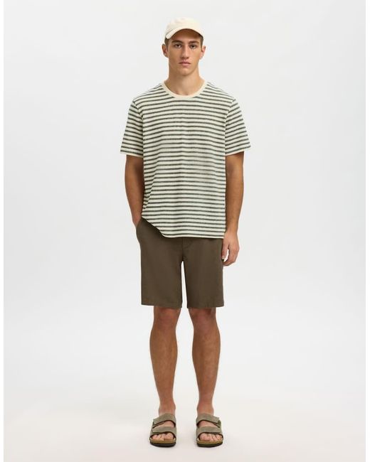 SELECTED Green T-Shirt for men