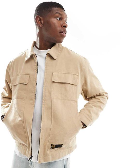Vans Natural Mcavoy Zip Station Jacket for men
