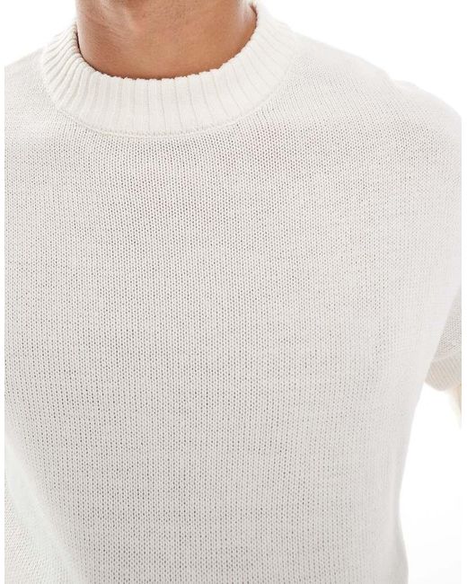 Jack & Jones White Oversize Jumper for men