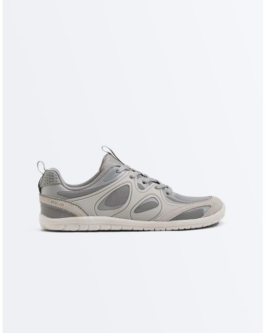 Oysho Gray Barefoot Multi-activity Sports Trainers