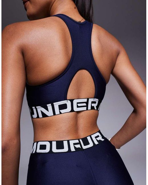 Under Armour Blue Heatgear Sports Bra