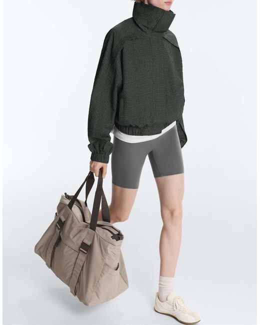 Oysho Natural Adjustable Strap Tote Bag