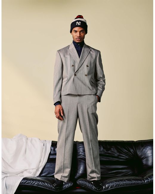 Veste ASOS pour homme en coloris Natural