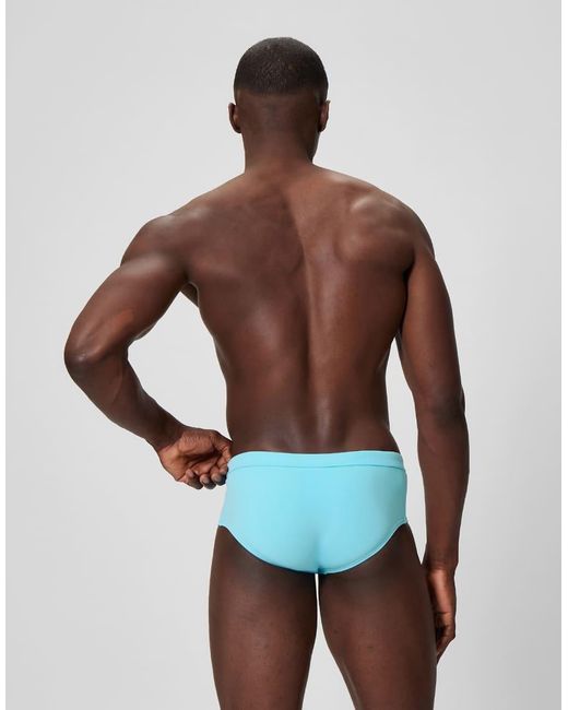 Speedo Blue Solid 'The 3" Swim Brief for men