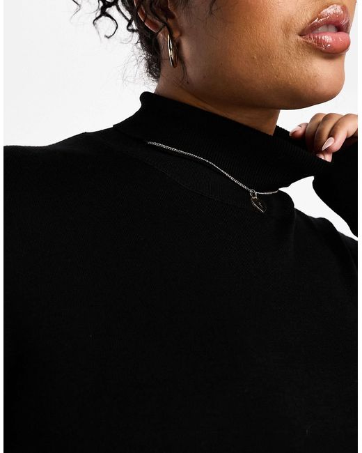 ONLY Black Roll Neck Jumper