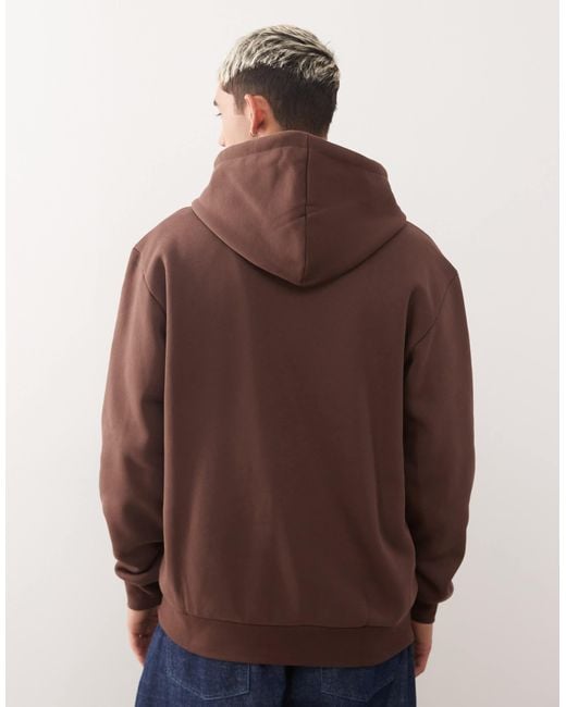 Adidas Originals – kapuzenpullover mit grafik in Brown für Herren