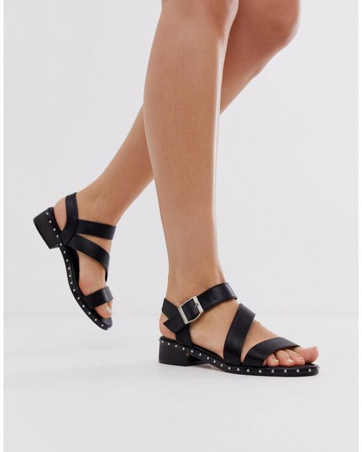 wide fit mid heel sandals