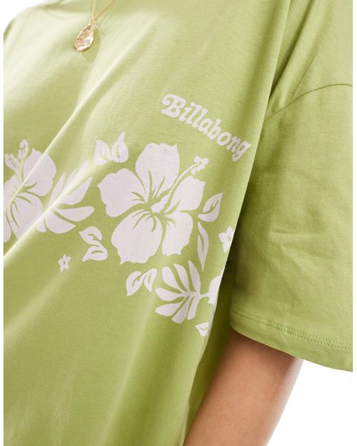 Billabong Green Make It Tropical T-shirt