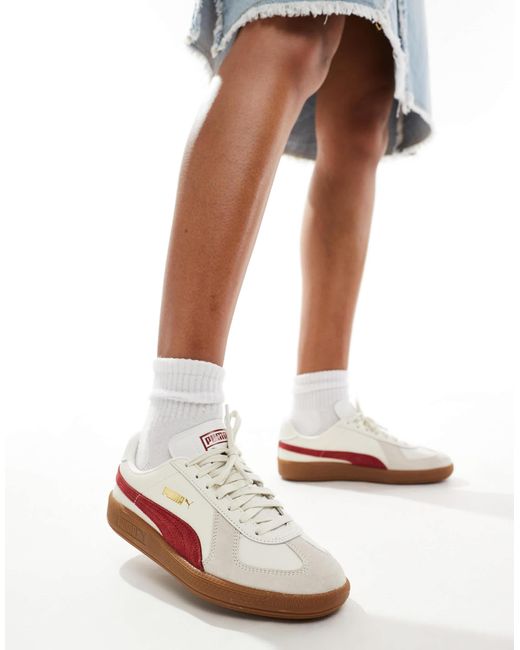 PUMA White Army Trainers