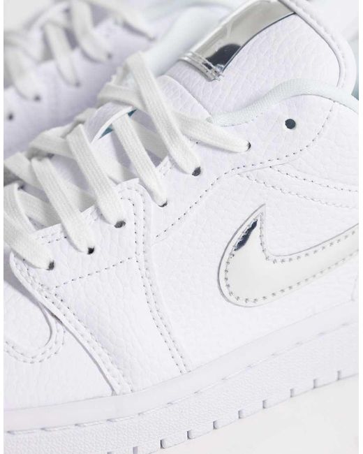 Nike White Nike Air 1 Low Trainers