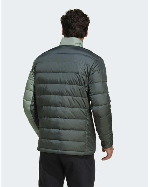 Adidas Green Terrex Multi Light Down Jacket for men