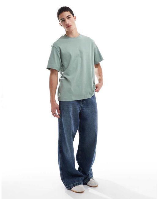 Camiseta Verde Extragrande De Jack & Jones de hombre de color Green