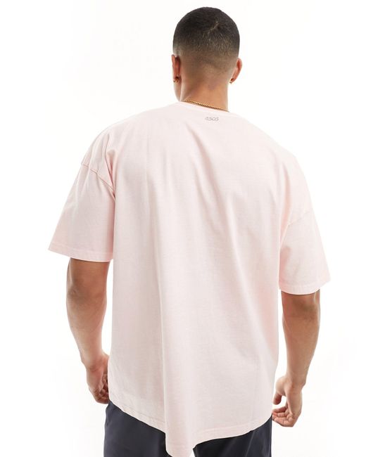 ASOS 4505 White Icon Oversized Training T-shirt With Quick Dry for men