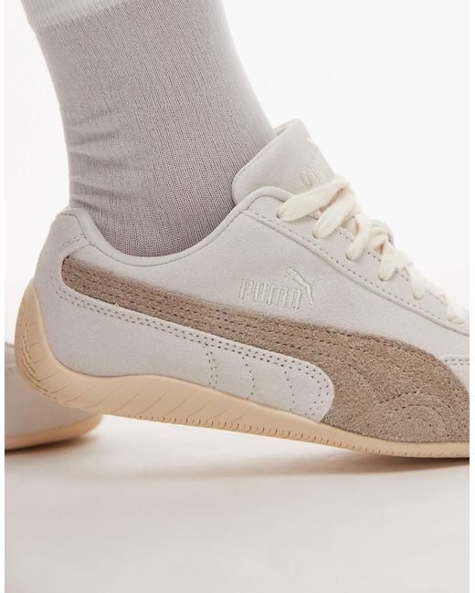PUMA White Speedcat Elevated Trainers