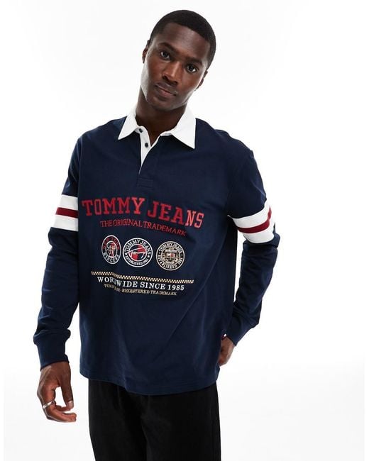 Rugby shirt tommy hilfiger sale