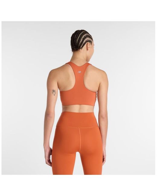 New Balance White Nb Define Train Bra