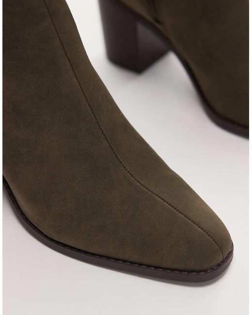 New Look Natural Heeled Boot