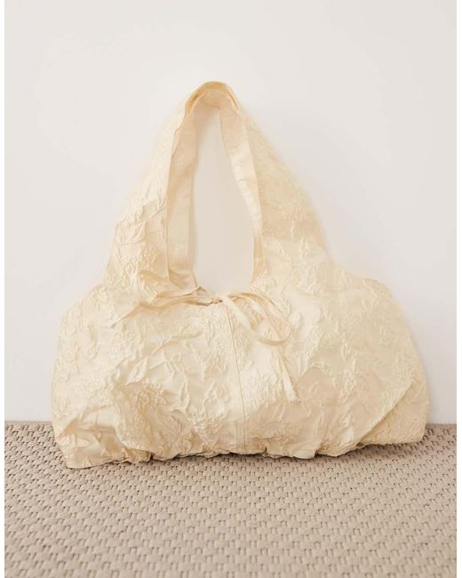 Sister Jane Natural Yarrow Jacquard Grab Bag