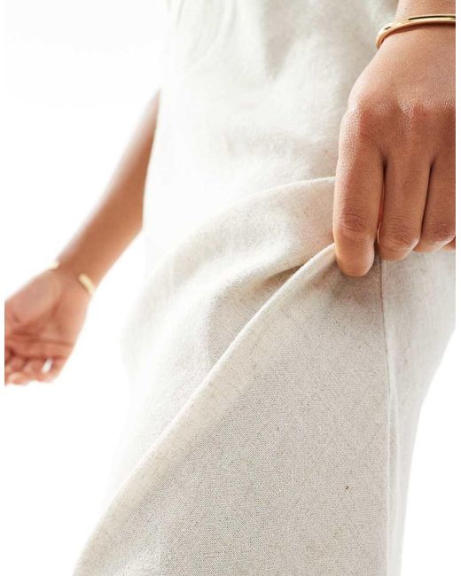 Gonna Midi Color Pietra di New Look in White