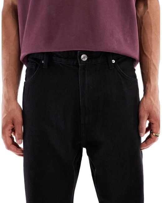Bershka – baggy-jeans in Black für Herren
