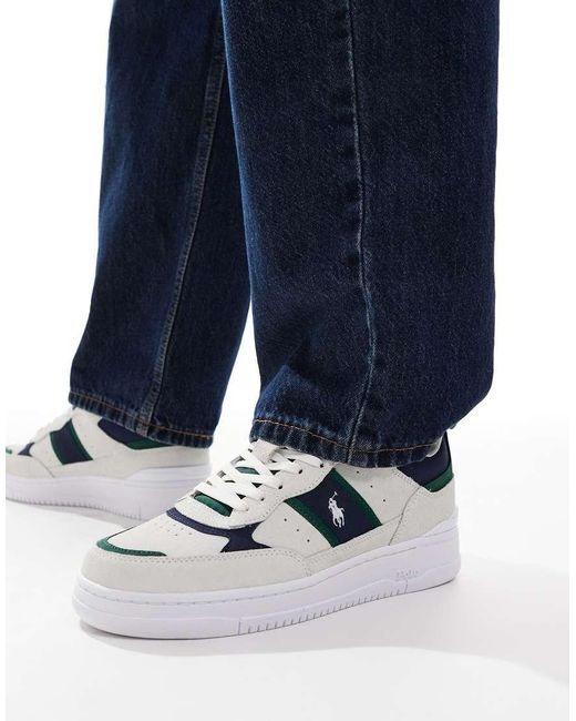 Polo Ralph Lauren Blue Masters Sport 125 Trainer for men