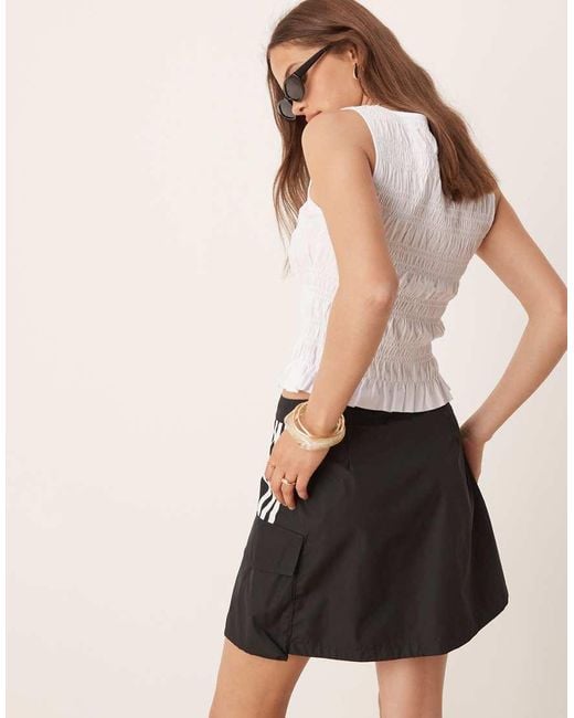 Adidas Originals Natural Cargo Mini Skirt