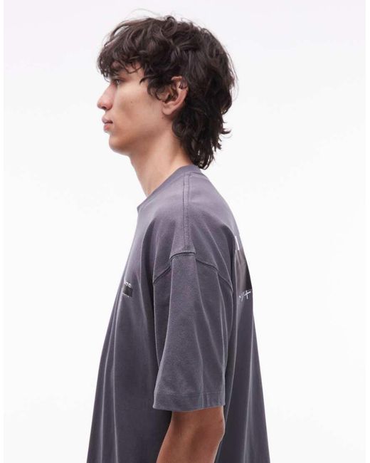 AllSaints Blue Redact T-Shirt for men