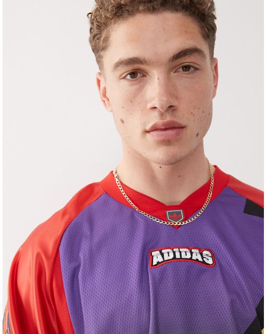 Adidas Originals Red Adilenium Season 3 Team Jersey for men