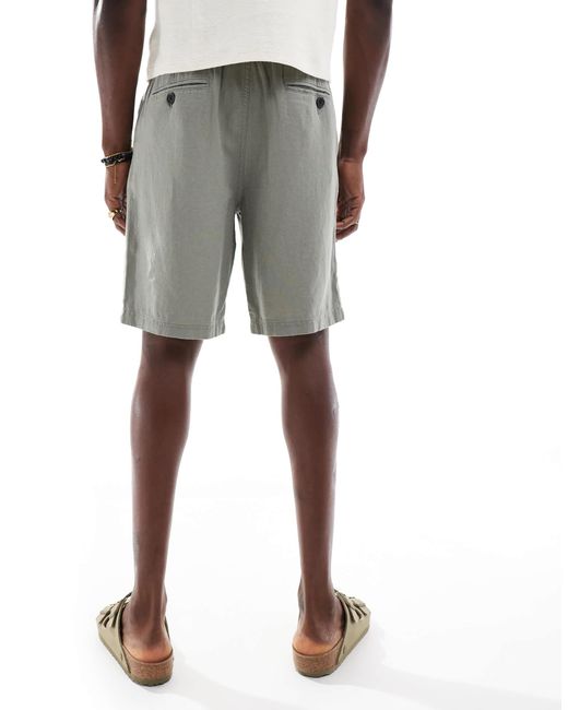 Threadbare – chino-shorts in Green für Herren