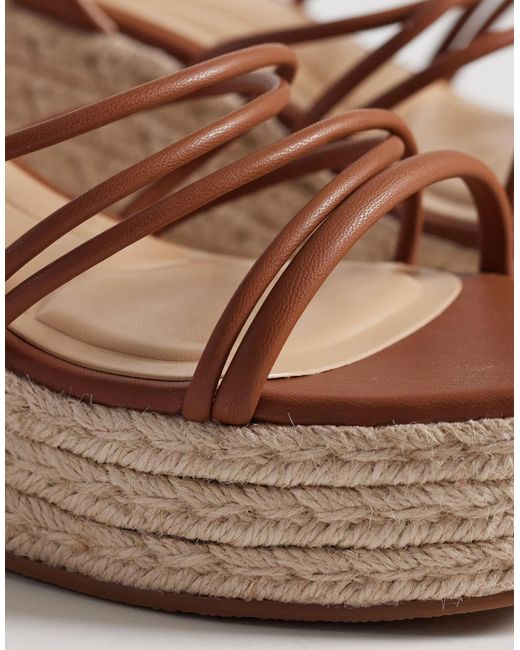 SEQWL Brown – riemchen-espadrilles