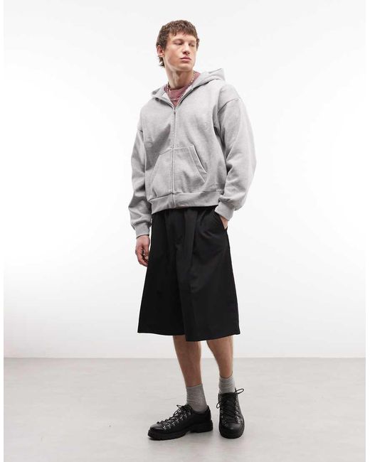 Weekday White Oversized Suiting Shorts for men