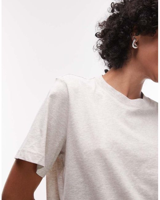 & Other Stories Natural Relaxed Short Sleeve T-shirt