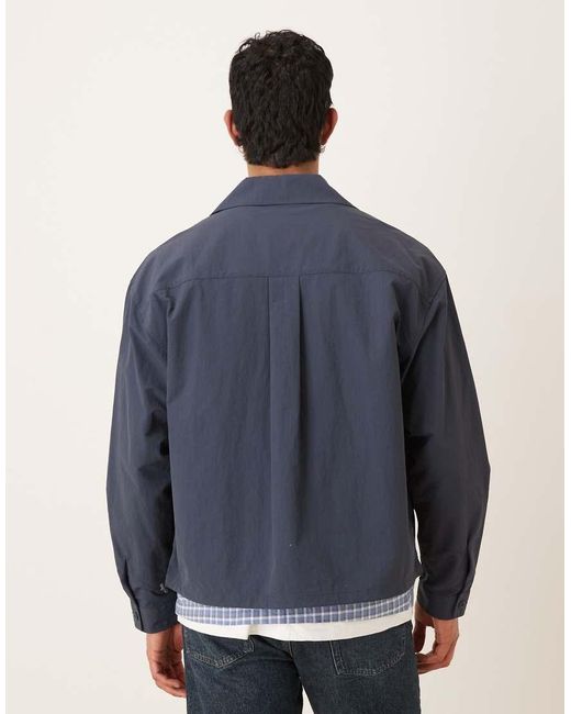ASOS Blue Lightweight Nylon Jacket for men