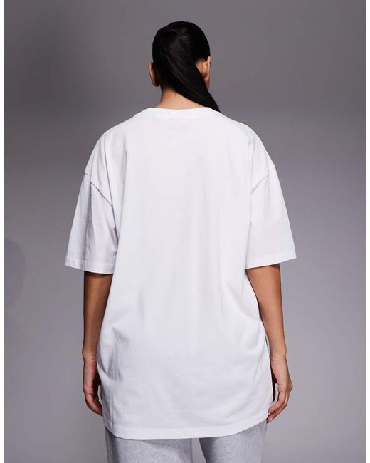 HUGO Gray Oversized Tee T-shirts