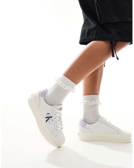 Calvin Klein White – vulc – sneaker